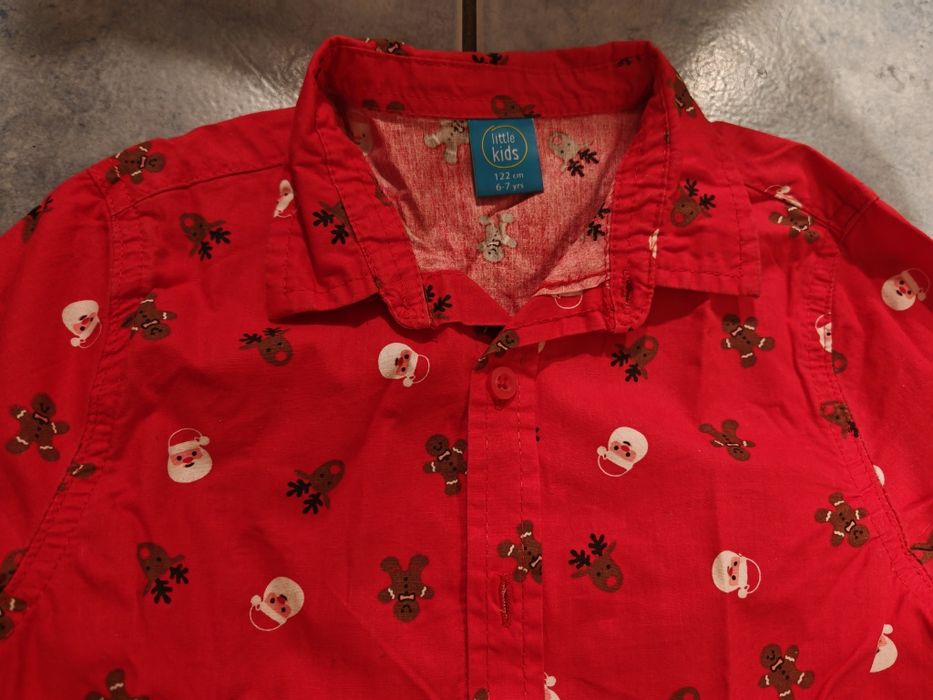Koszula świąteczna rozm 122