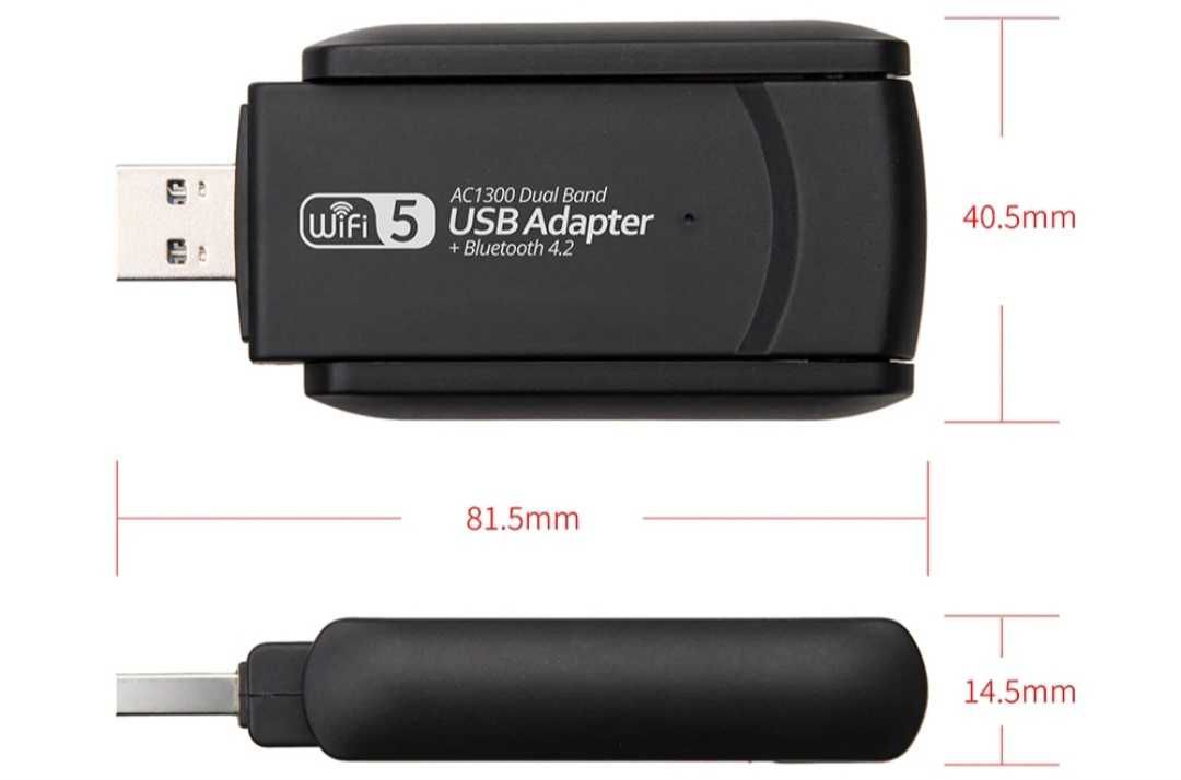 Adapter WiFi USB 3.0 BT 4.2 Dual Band  2.4 /5 Ghz
