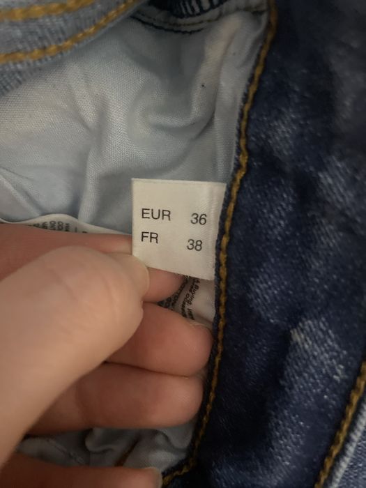 Jeansy skinny niebieskie