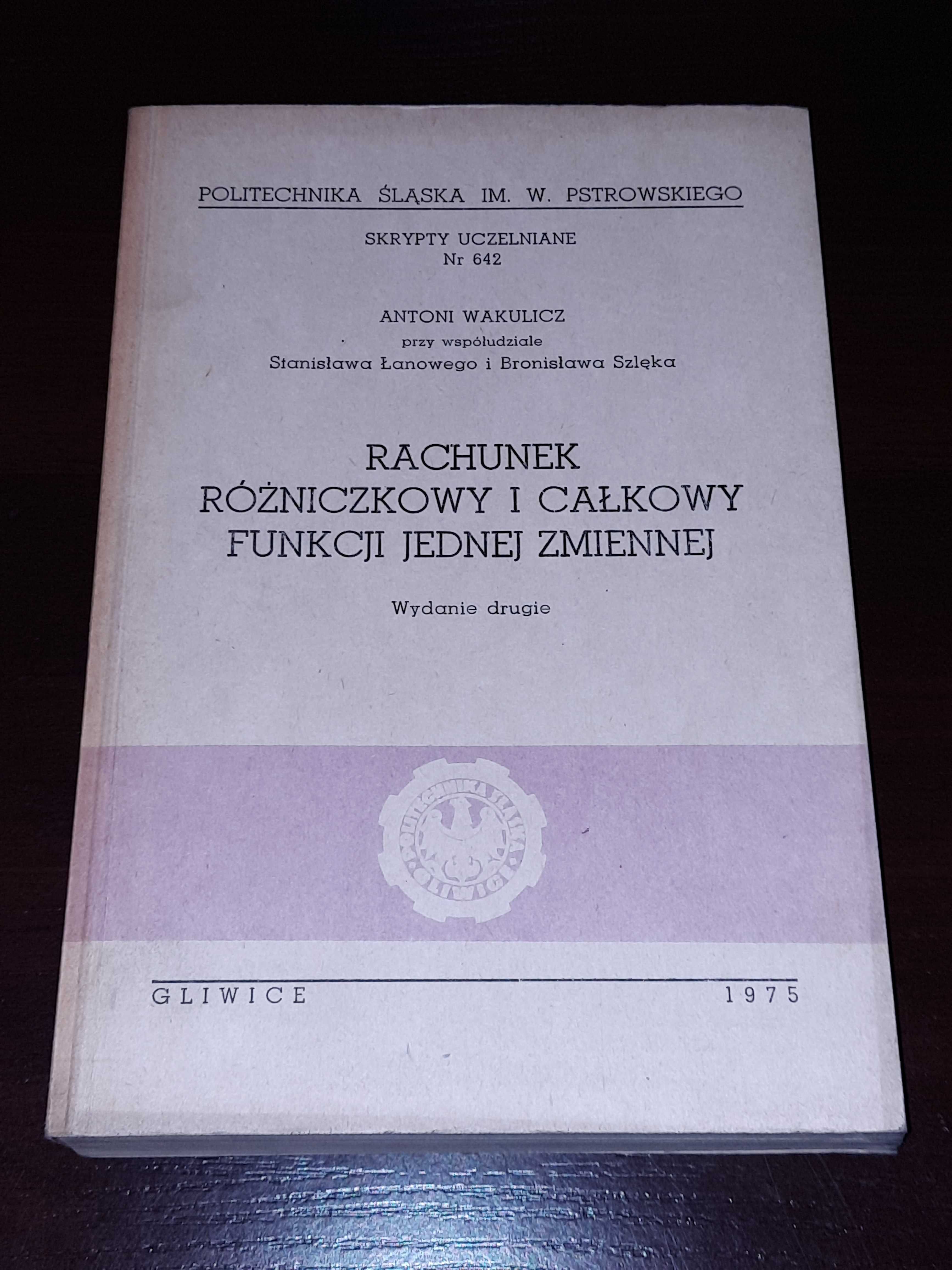 Książka | Rachunek różniczkowy i całkowy funkcji jednej zmiennej