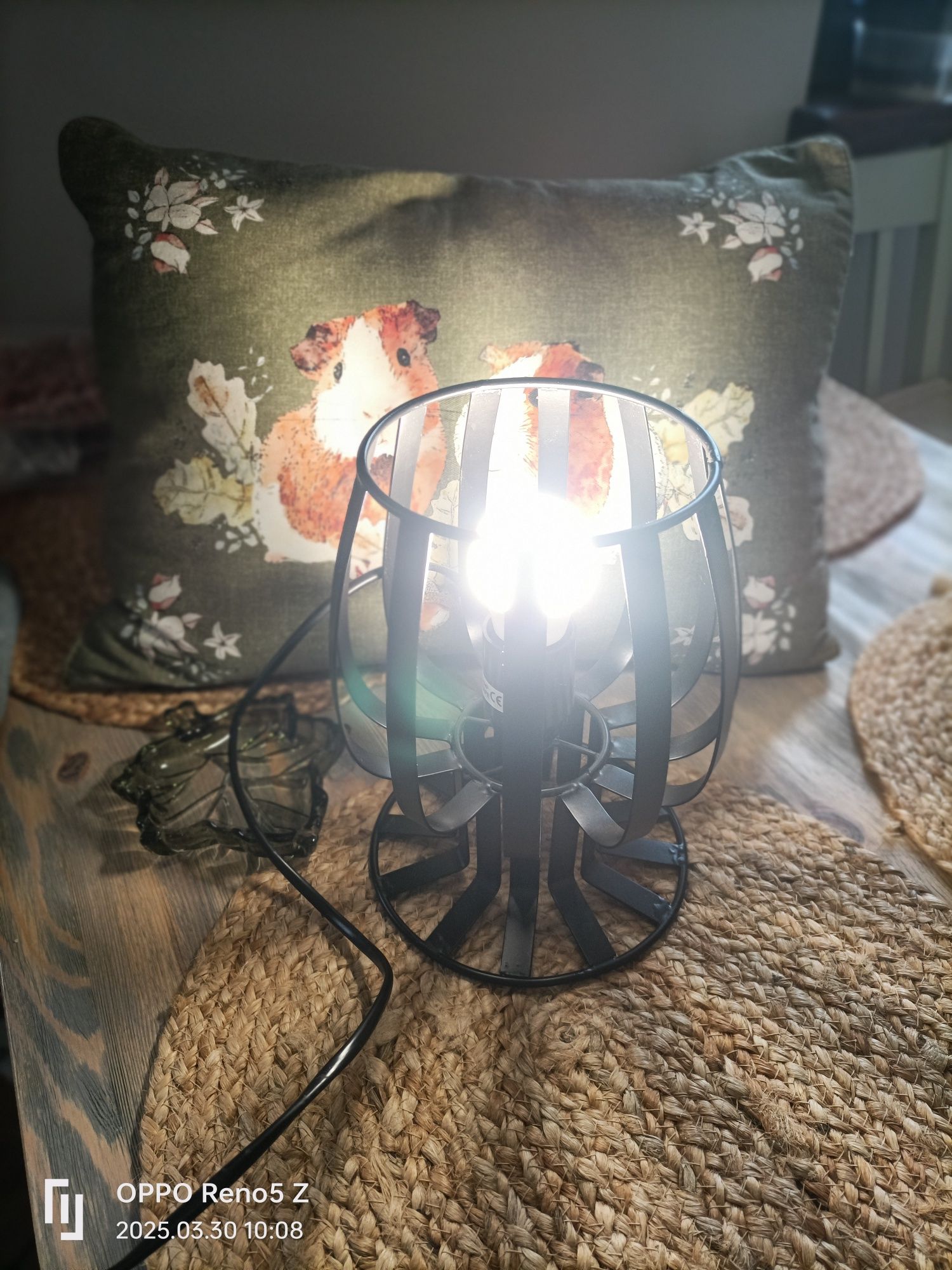 Lampka nocna, lampa, indyjska