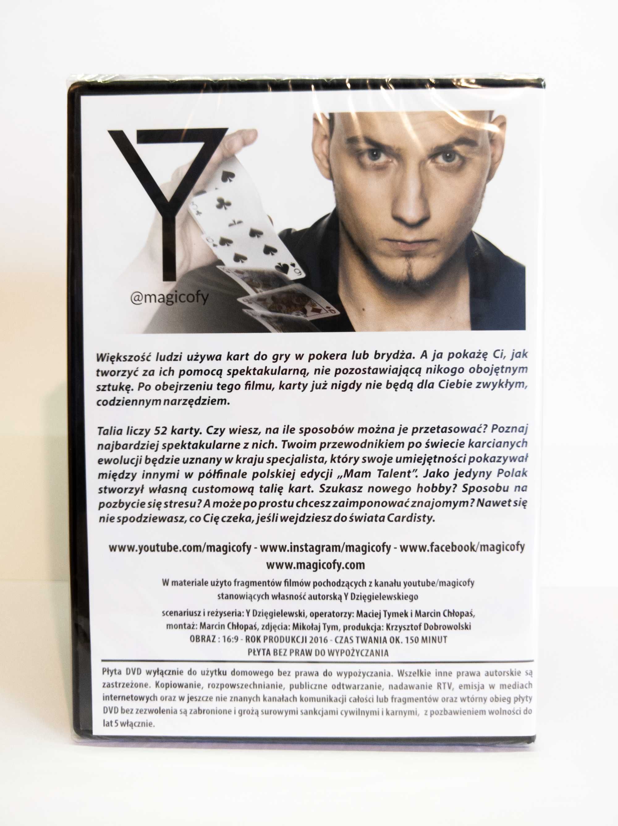 Limitowana edycja kart do gry Magic of Y - V1, Nowe + Cardistry