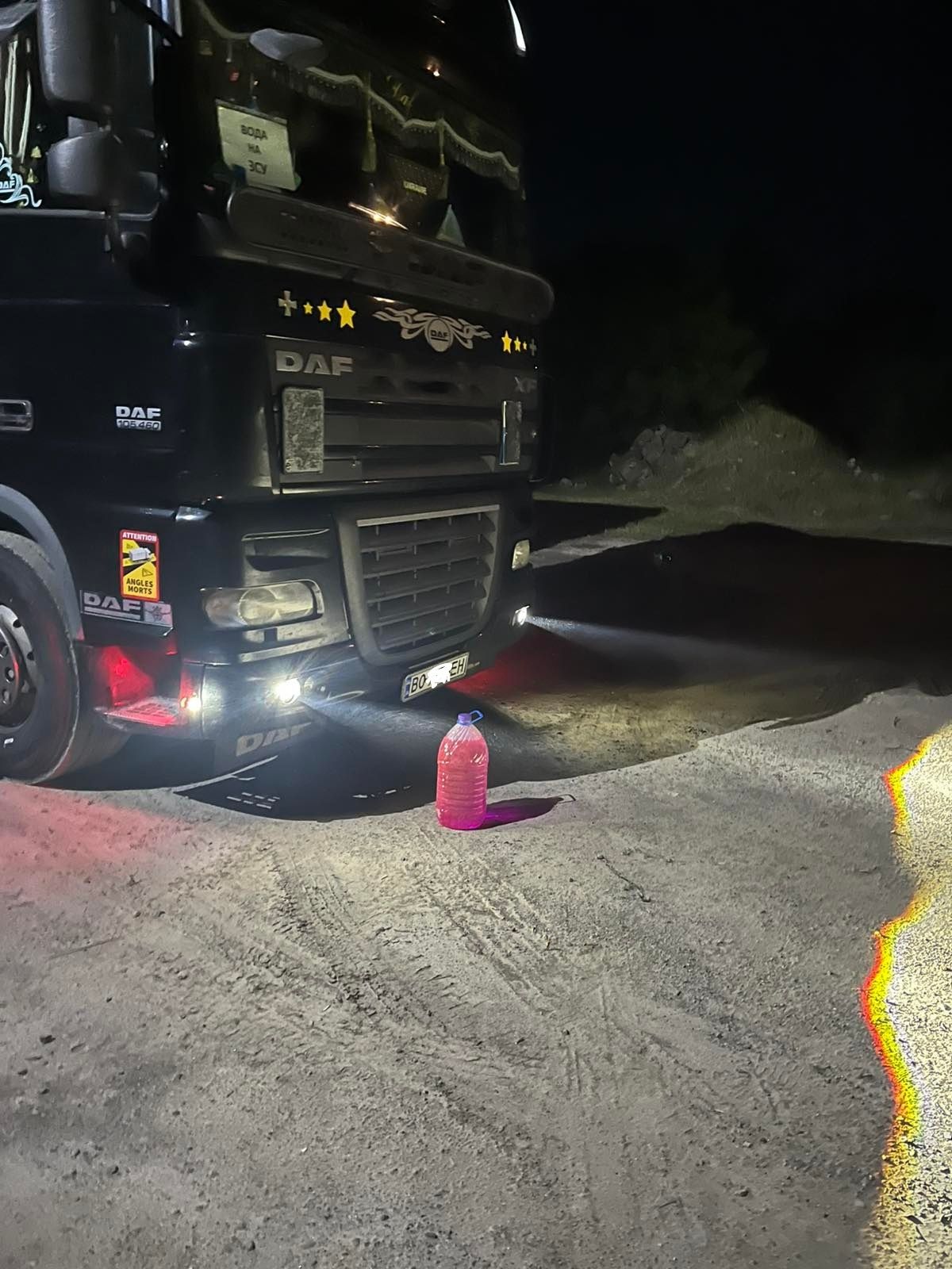 Протитуманні лінзи DAF ДАФ 105 линзы ПТФ туманки штатно лед led