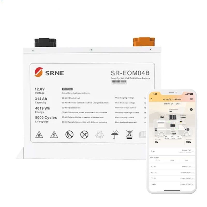 Bateria litio 12.8v 314amp novas caravanas