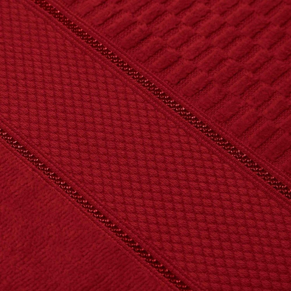 Ręcznik Peru 30x30 czerwony welurowy 500g/m2