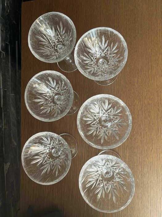 Kryształowe kieliszki do wina Capri Crystal Al Pombo 24 % Italia 6 szt