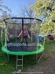 Батут Just Fun 305см Premium Fiberglass Green. Много разных размеров