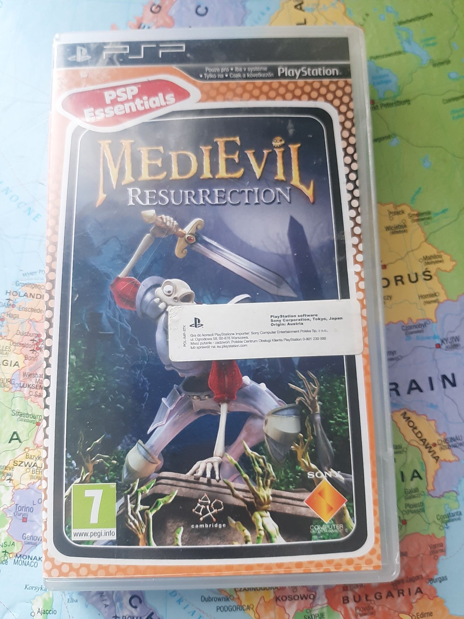 Gra sony psp medievil resurrection