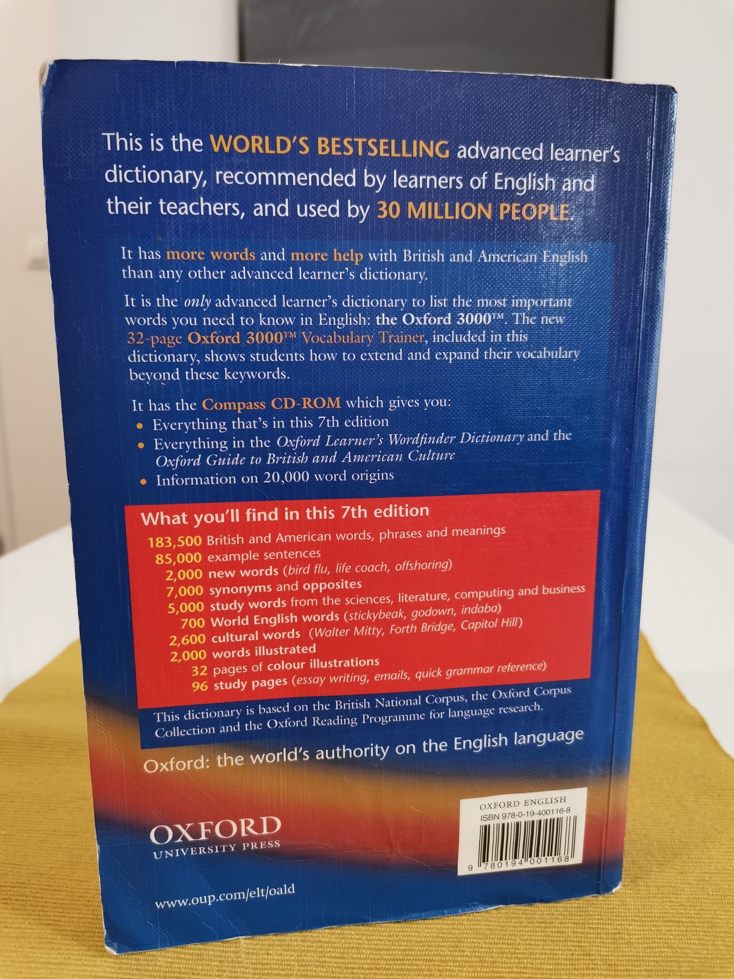 Oxford Advanced Learner's Dictionary