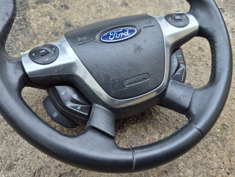 Kierownica Ford Focus III,c max,grand c mac  skora poduszka air bag