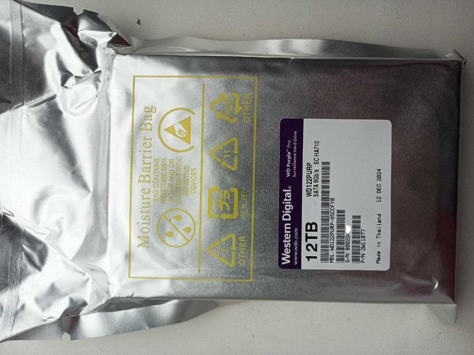 WD Purple Pro 12TB Нові Жорсткі диски з РОЗШИРЕНОЮ ГАРАНТІЄЮ до3.30