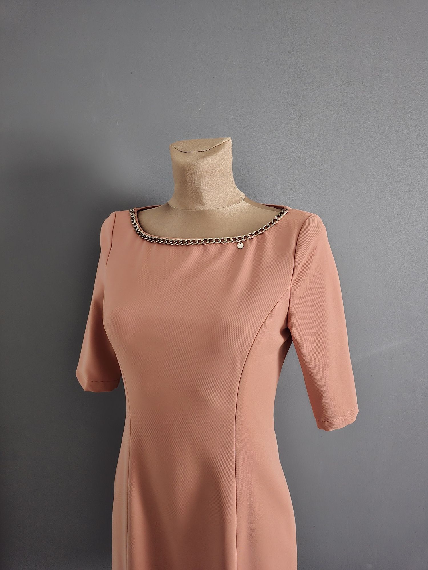 Sukienka elegancka klasyczna Elisabetta Franchi , Celyn b rozmiar s-m