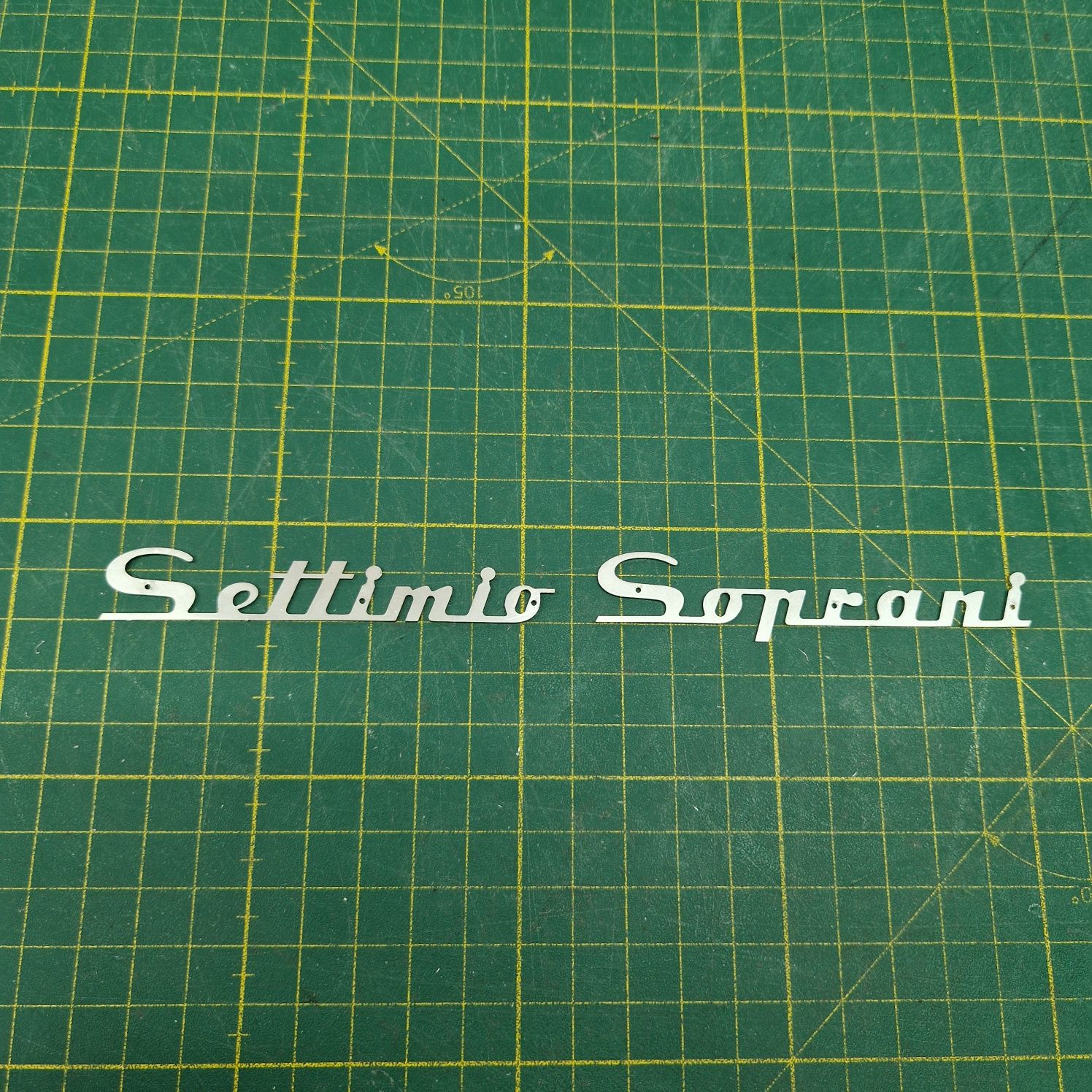 Napis Settimio Soprani do akordeonu