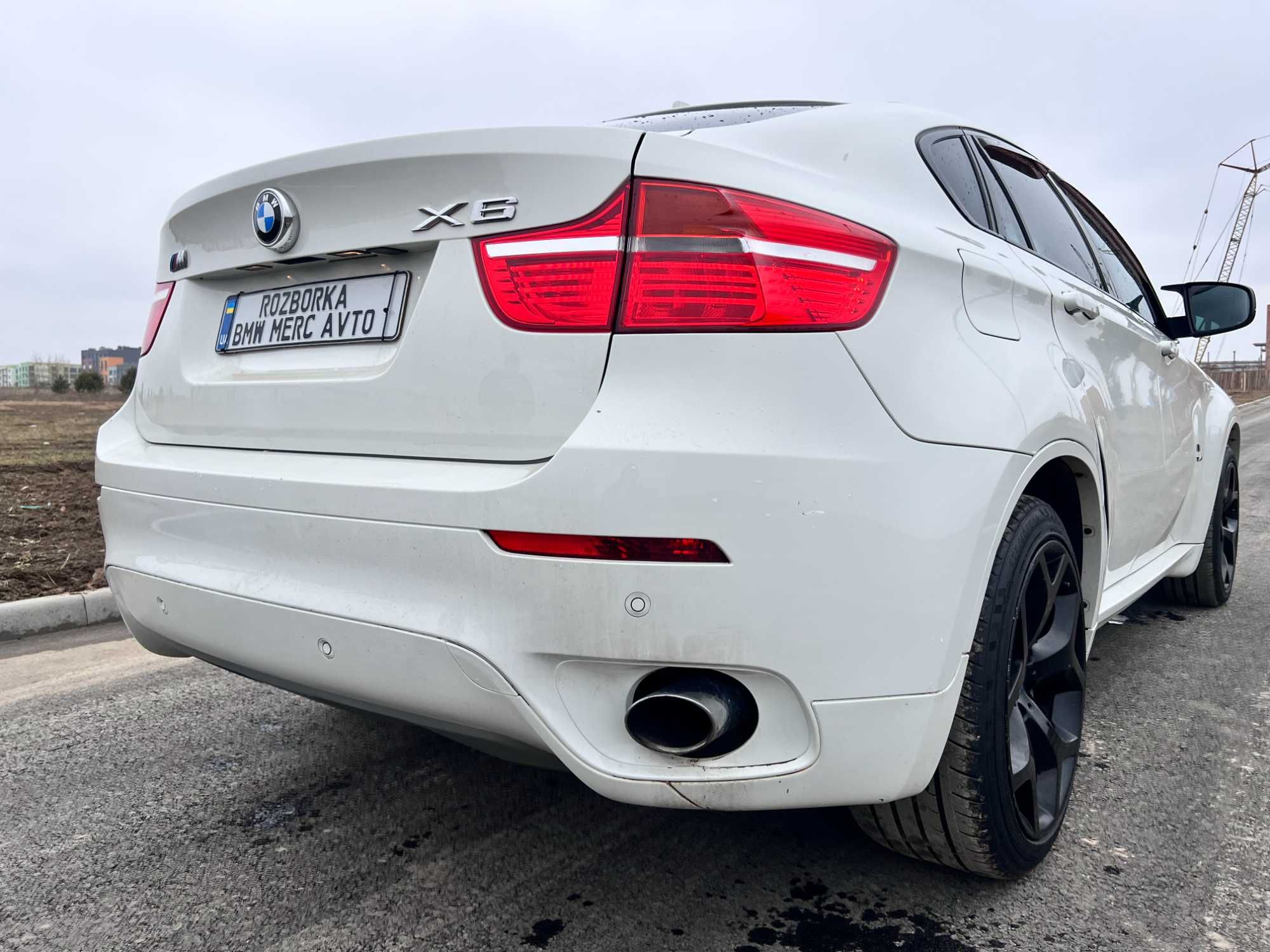 Задній бампер БМВ Х6 Е71 Задний бампер BMW X6 E71 Дорестайл 3/300