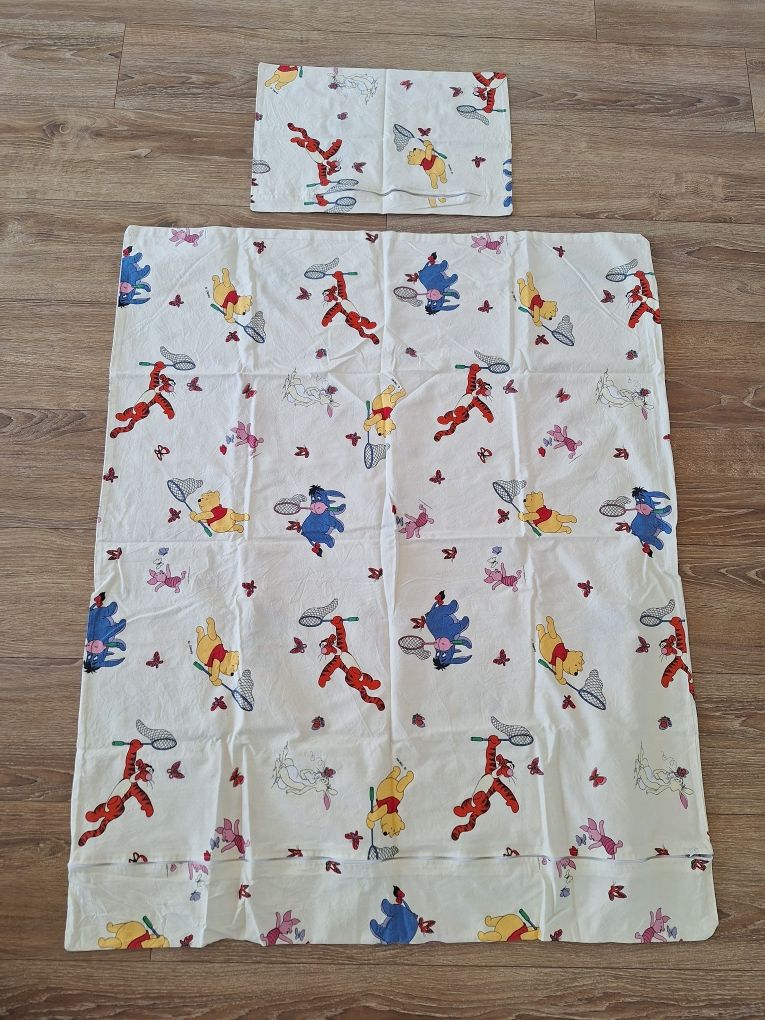 Pościel niemowlęca wzor Kubuś Puchatek wymiar IKEA 110x125cm