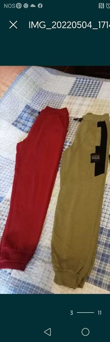 Calças de fato treino menino