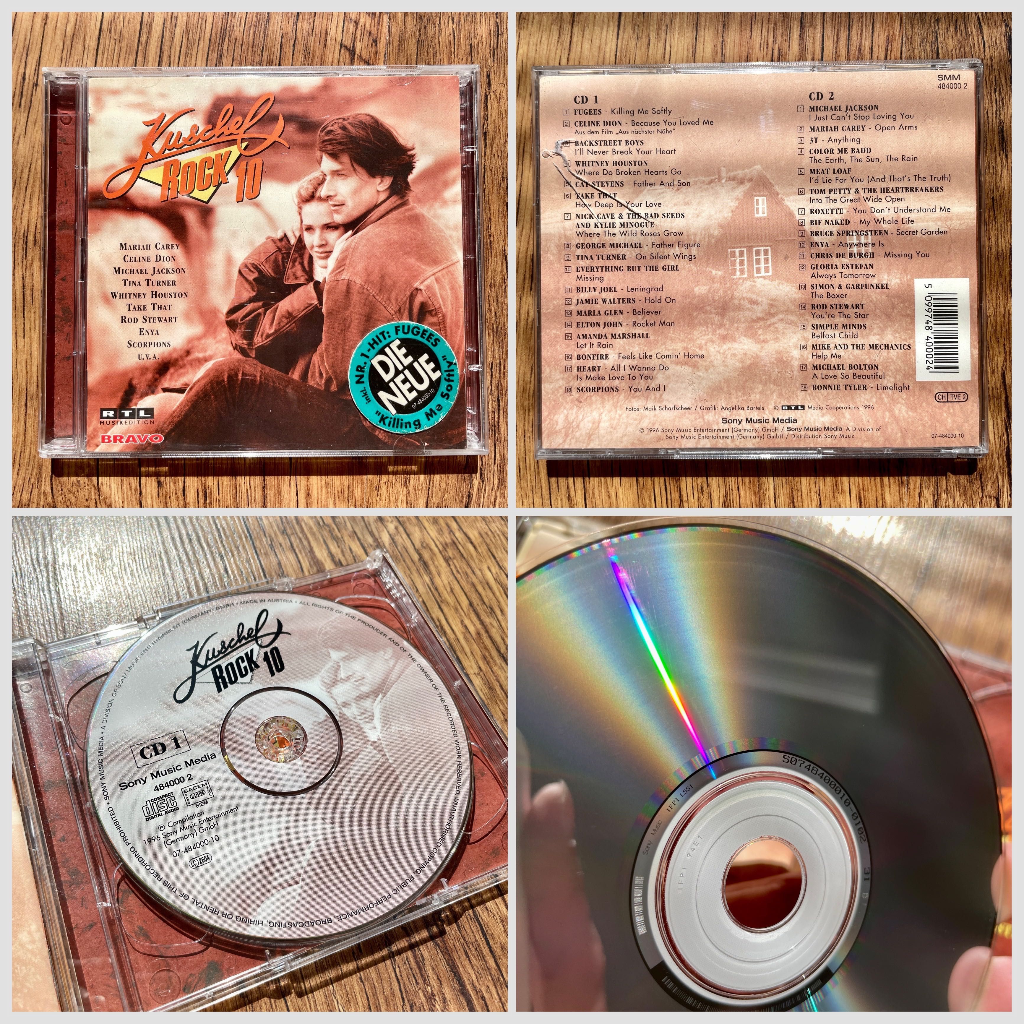 2CD Фирменный диск Kuschelrock 1,4,7,9,11,12  Germany