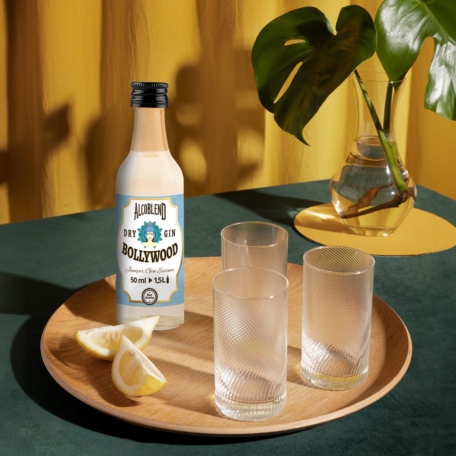 Zaprawka esencja do alkoholu ALCOBLEND - Bollywood Gin - 50 ml na 1,5l