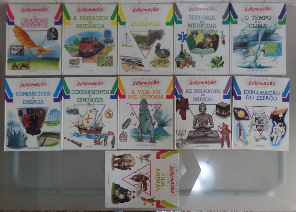 Coleção completa de 11 volumes – Biblioteca de Informação Juvenil