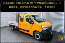 Renault MASTER DOKA BRYGADÓWKA 7 OSÓB  DOKA + Skrzynia + 7 OSÓB + Salon POLSKA + Brygadówka + Klima