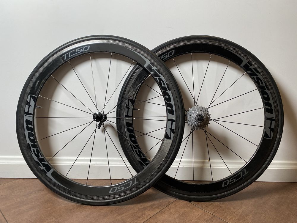 Koła carbonowe VISION TC 50 campagnolo shimano