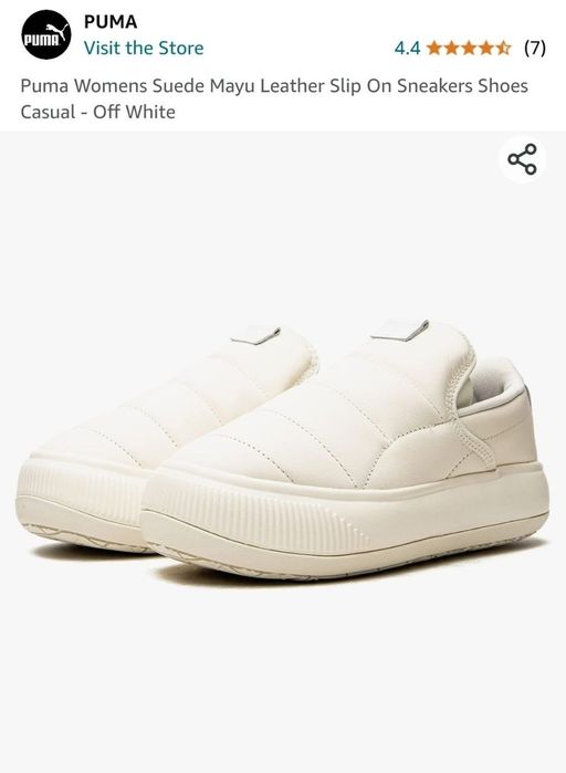 Шкіряні сліпони, кросівки Puma. 39.5рр., 25.5см.