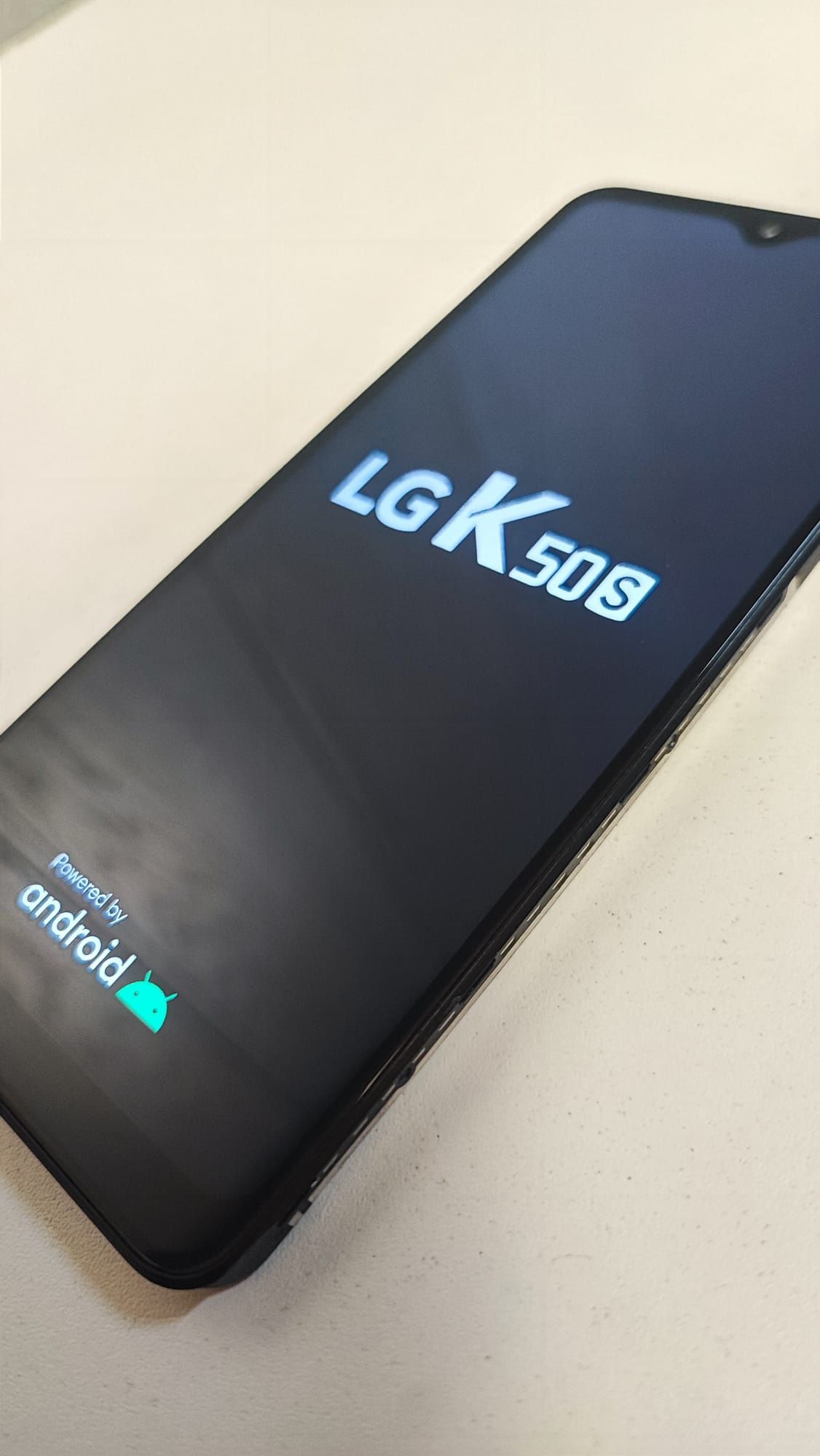 Oryginalny wyświetlacz LG k50s,z korpusem/ramką/stan nowy