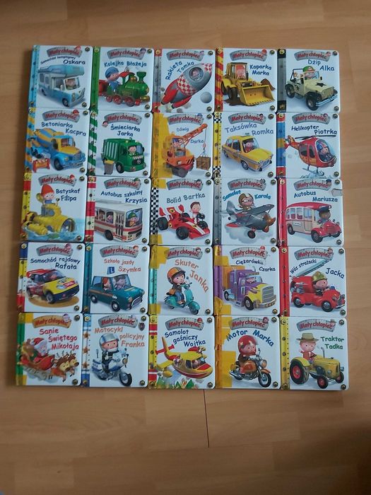 Seria książeczek Mały chlopiec
