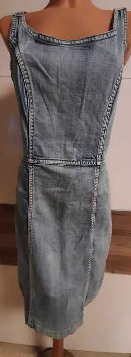 sukienka jeans rozmiar 40-42