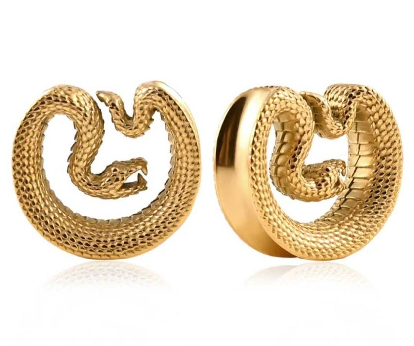 Piercings brincos alargadores túneis plugs janelas expansores orelha