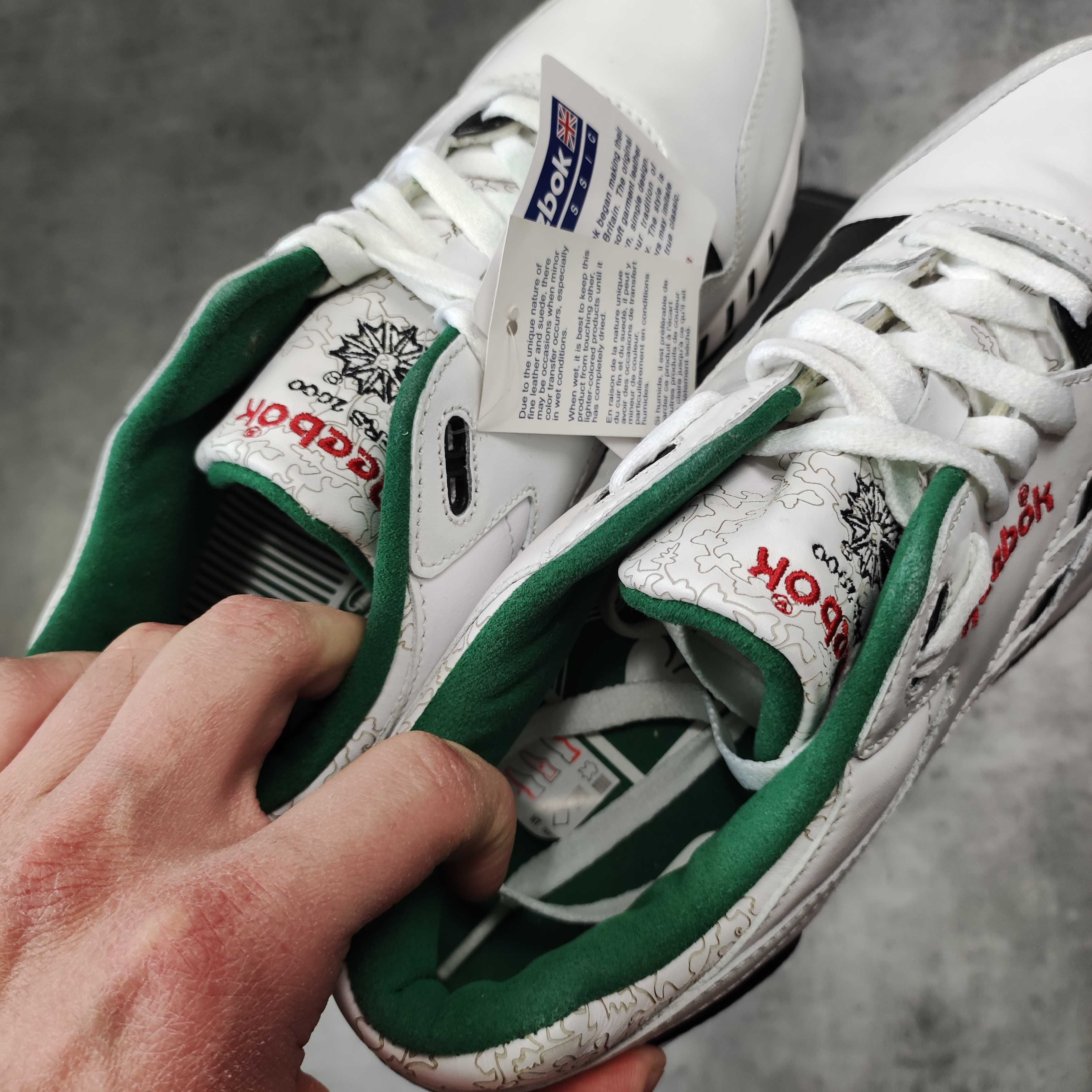 MĘSKIE NOWE Buty Sneakersy Reebok Unikat Poker Edycja Specjalna Białe