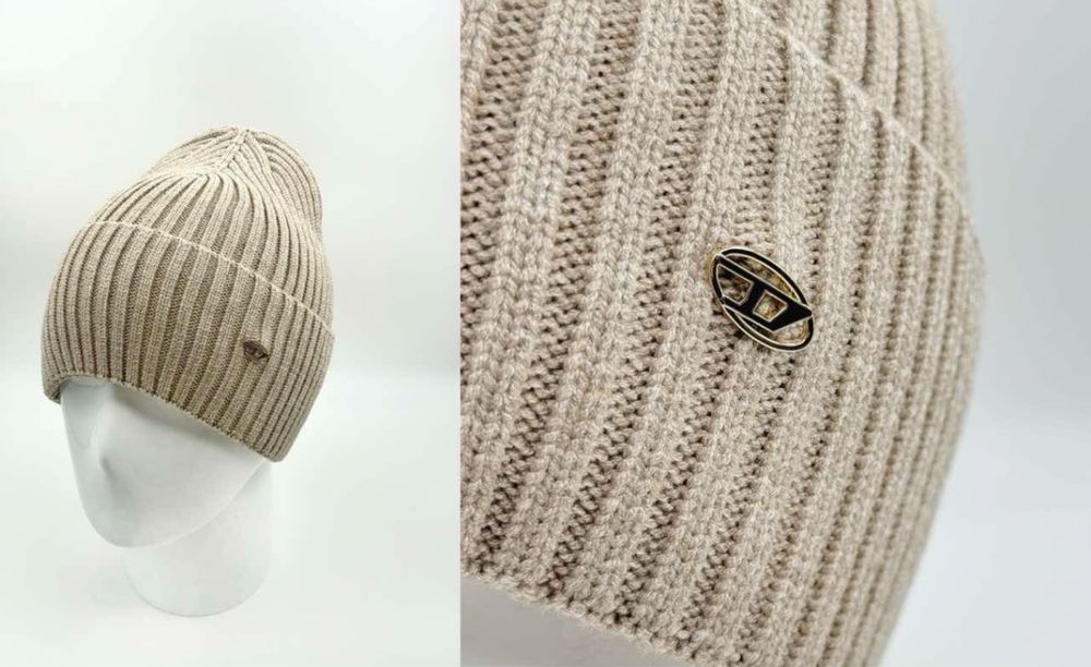 Теплі жіночі шапки Disel || miu miu || Hugo || guess || Loewe