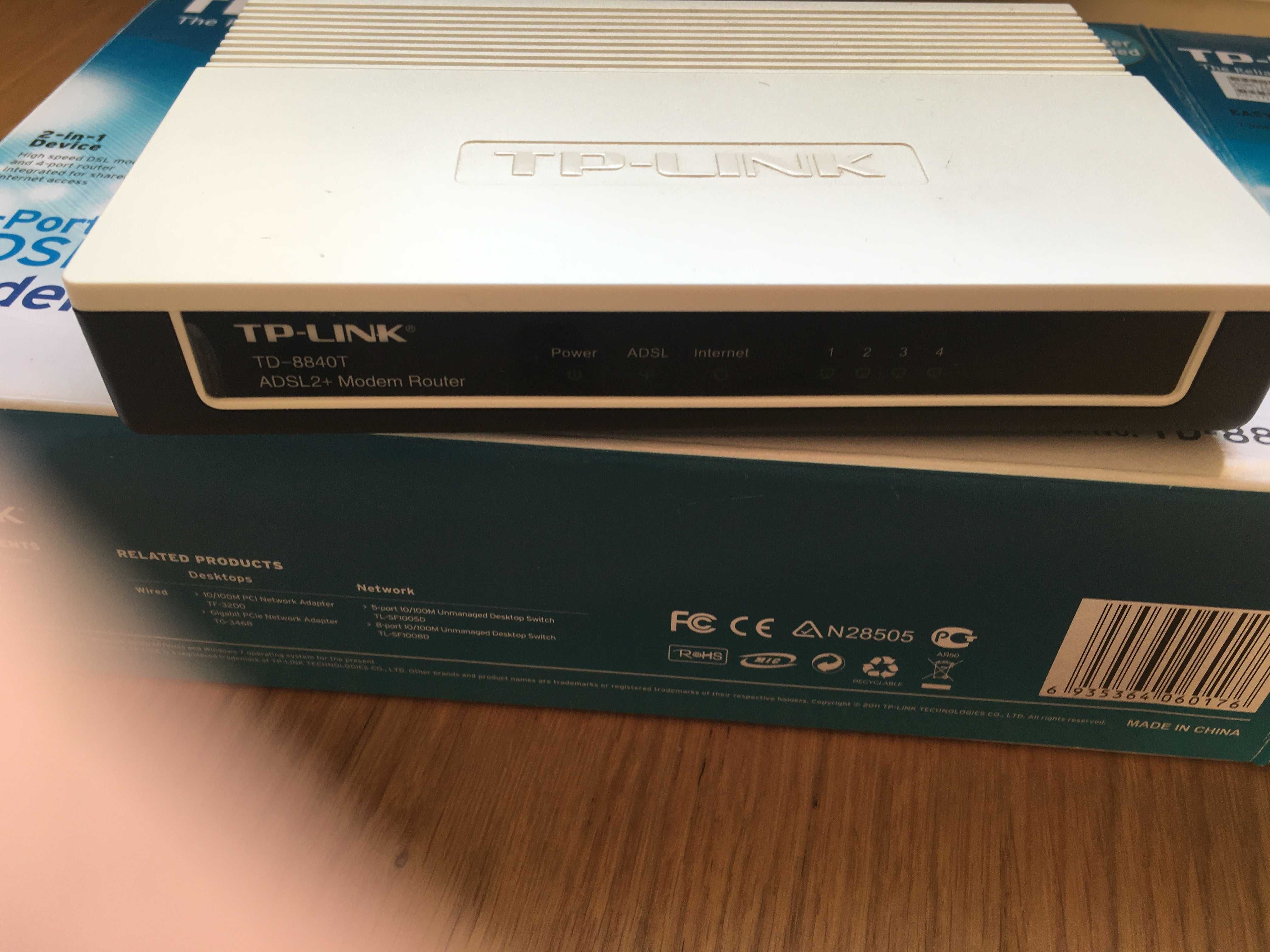 Modem Router ADSL2 TP-LINK TD-8840T