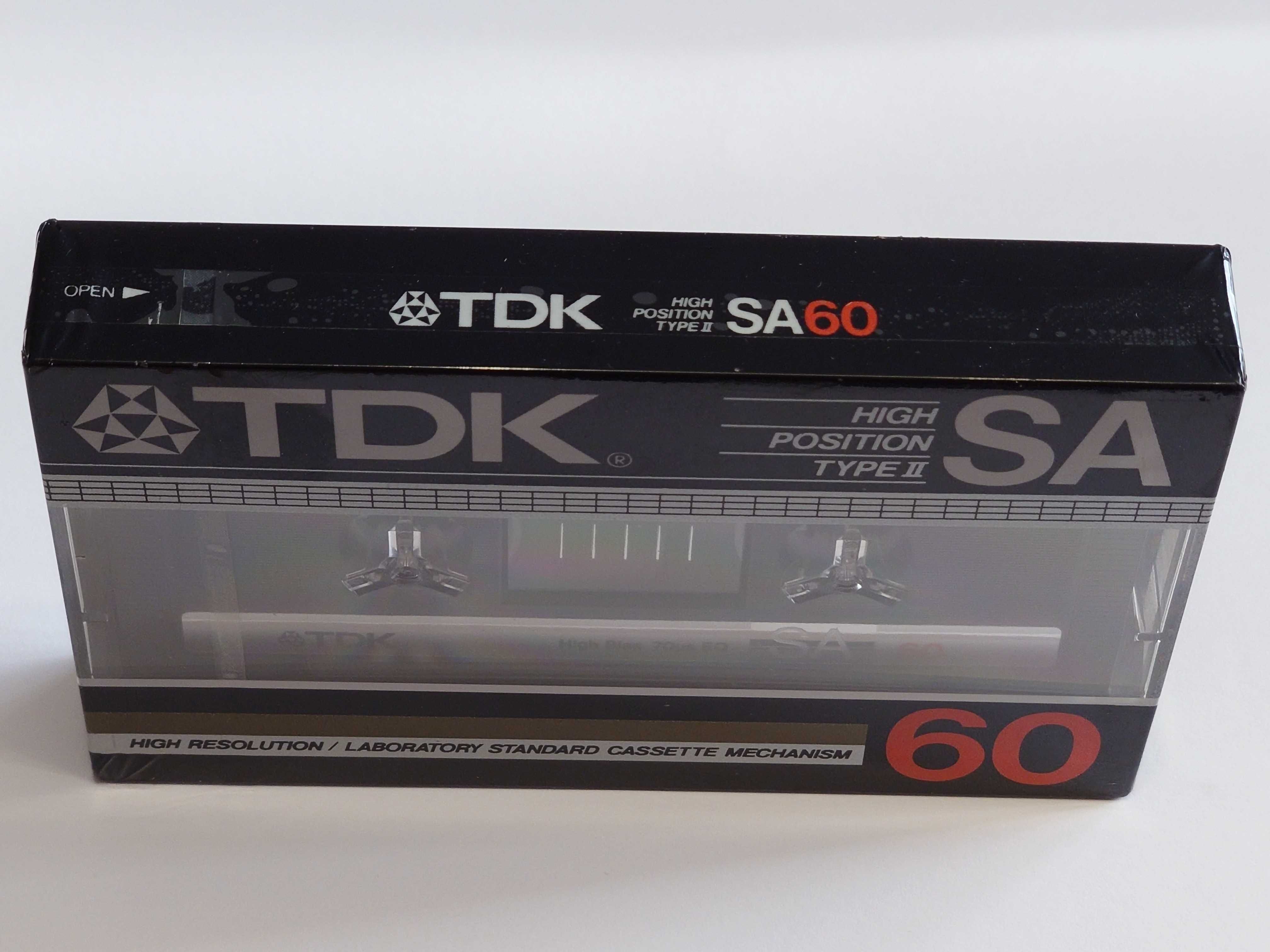 TDK SA 60 model na rok 1984 na rynek Amerykański
