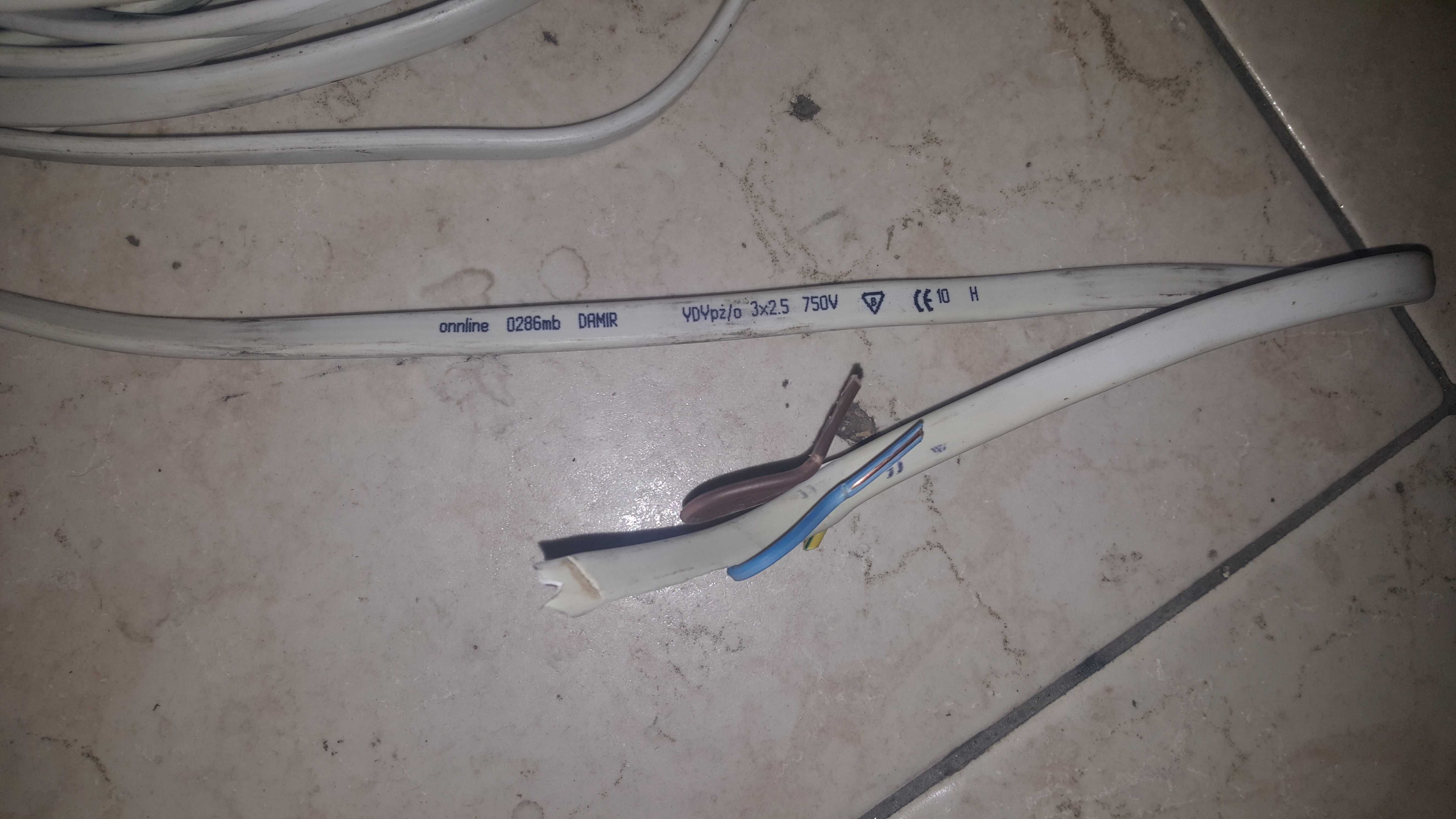 Kabel płaski elektryczny 3*2.5