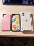Telefon Iphone 11 w kolorze białym 64GB używany + 2 ETUI OCHRONNE