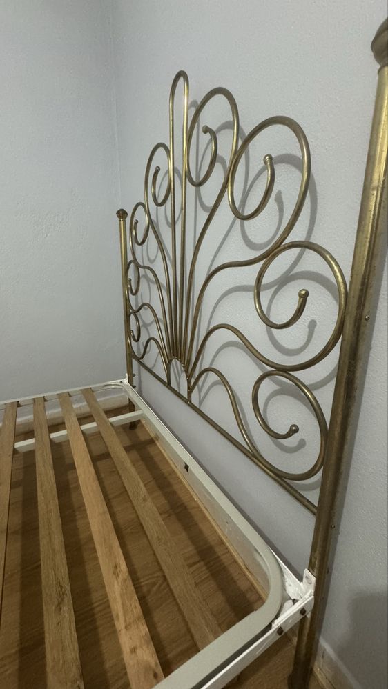 Cama de casal de ferro 185x135