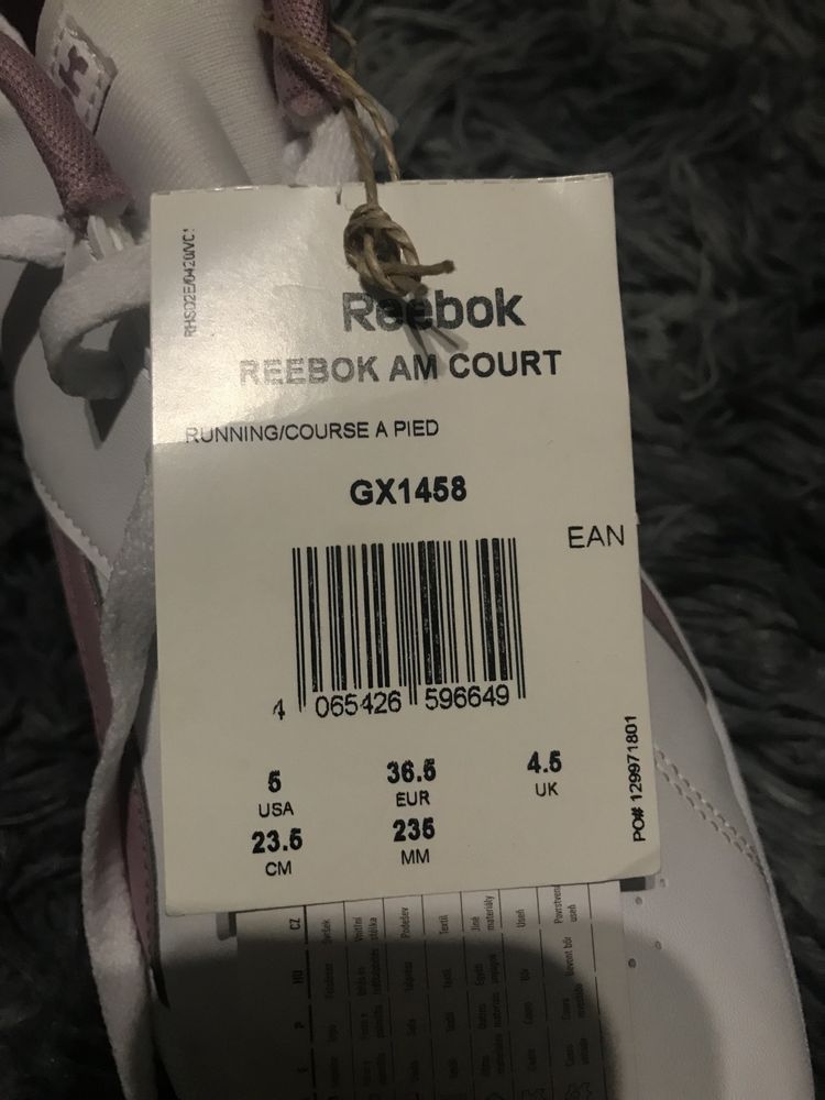 Жіночі кросівки reebok розмір 38-39