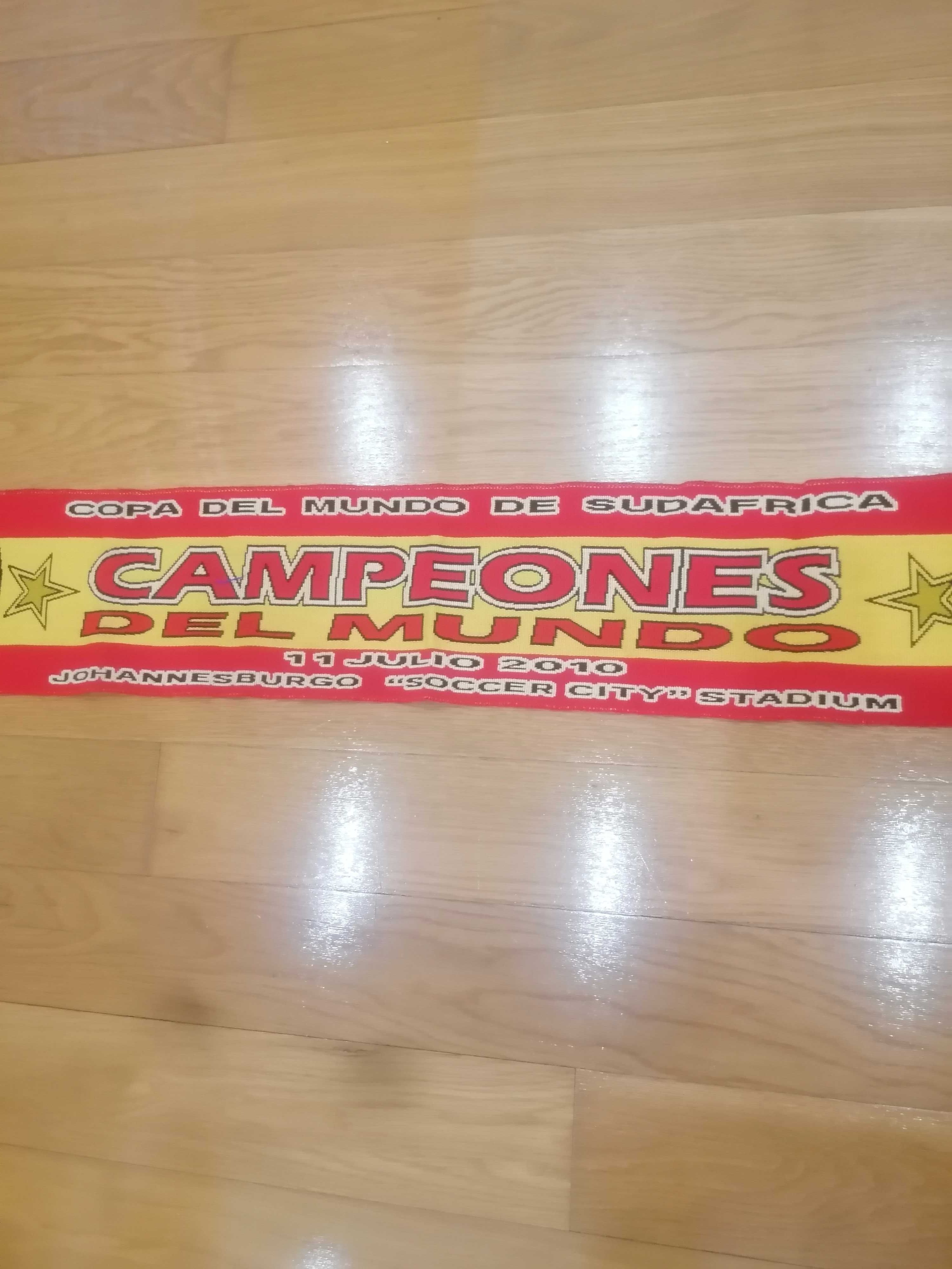Cachecol de Futebol Espanha Espana Spain World Cup South Africa Cx55