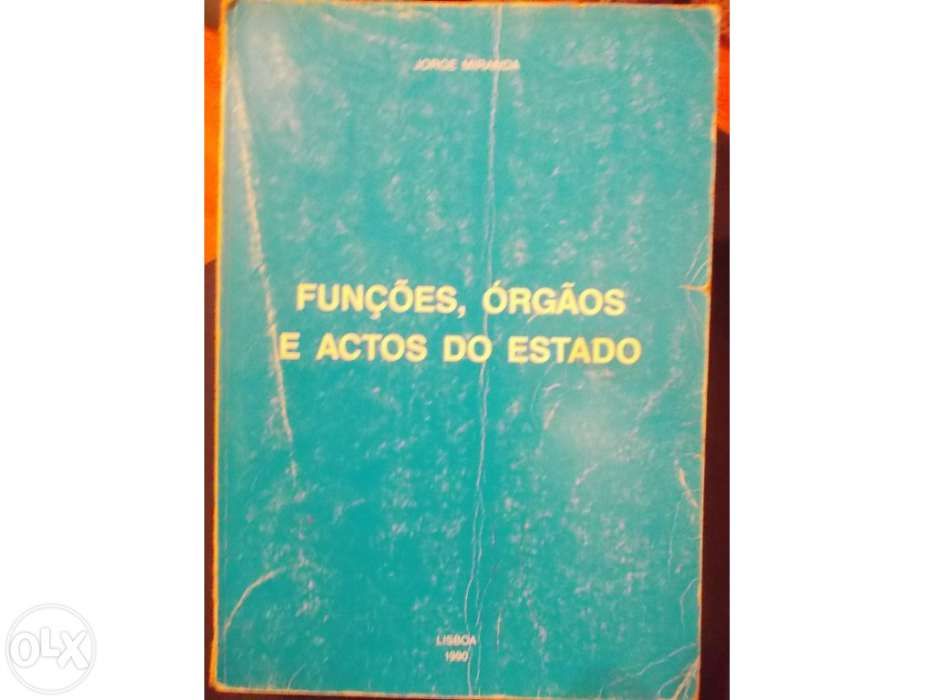 Funções, órgãos e actos do Estado