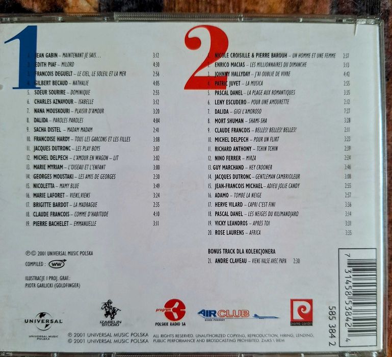 La vie est une chanson - various artists 2CDs