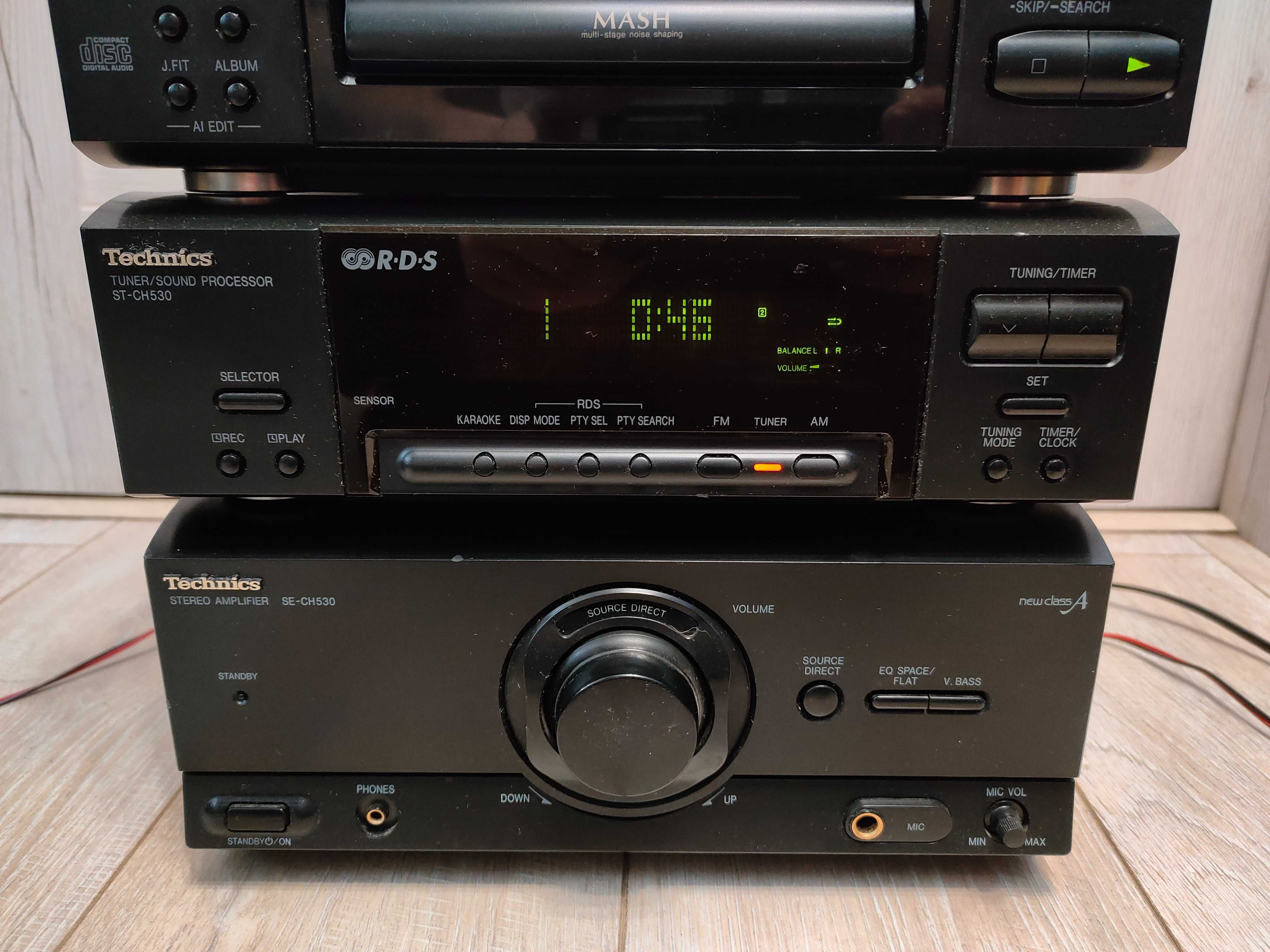 Wieża Technics RS CH730, SL-CH530, ST-CH530, SE-CH530