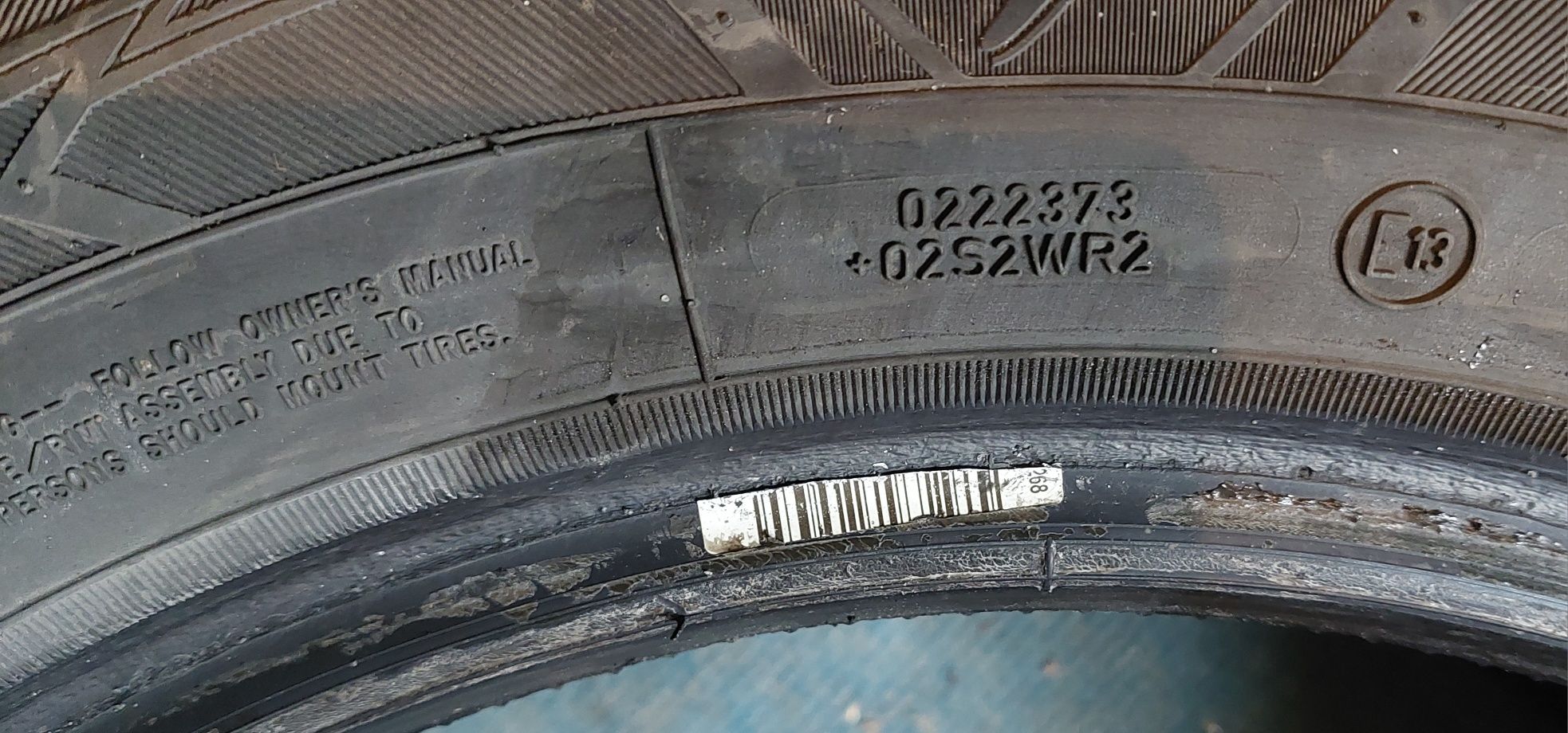 Opony zimowe 3szt Goodyear 185/60 R15