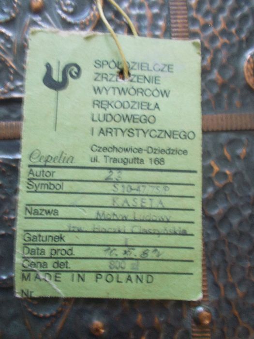 kaseta Hoczki Cieszyńskie, 1981r. STAROCIE ANTYKI