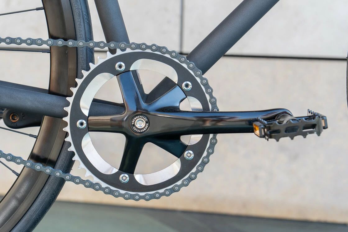 Rower ostre koło Creme Vinyl LTD  Black