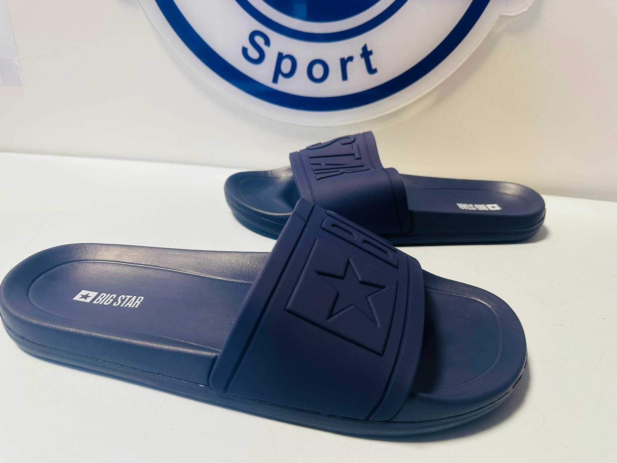 Męskie klapki plażowe basenowe Big Star   43  DD174688