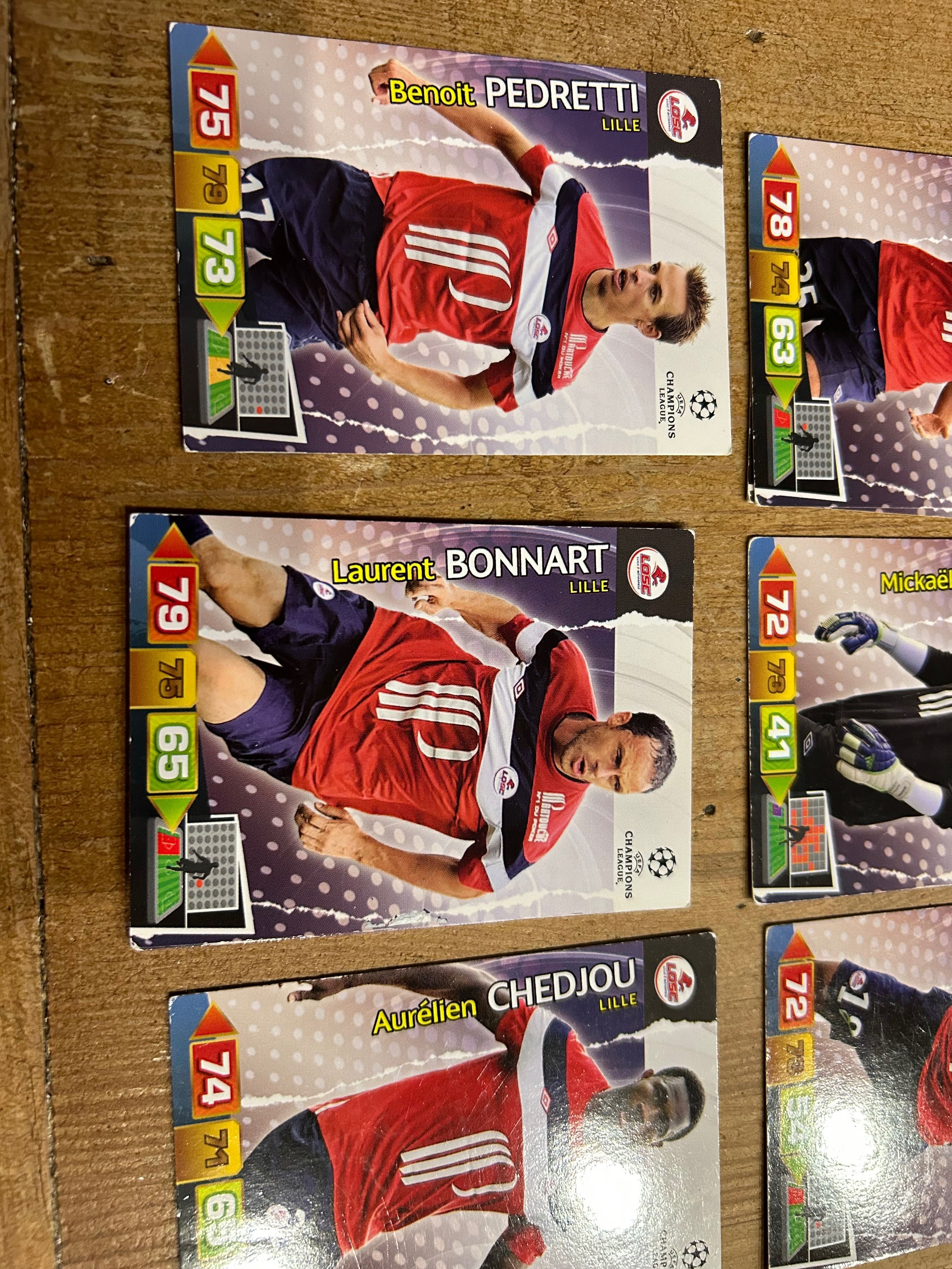 Panini Lille champions league 11/12 9 kart polecam