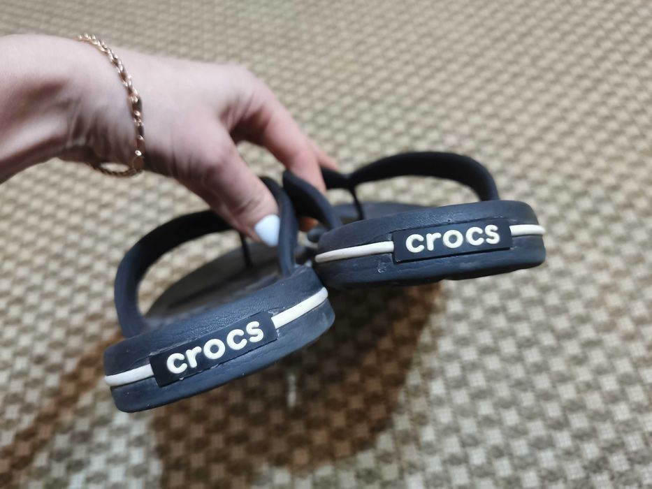 Мужские шлепанцы, шлепки, кроксы  Crocs, Fila, 43