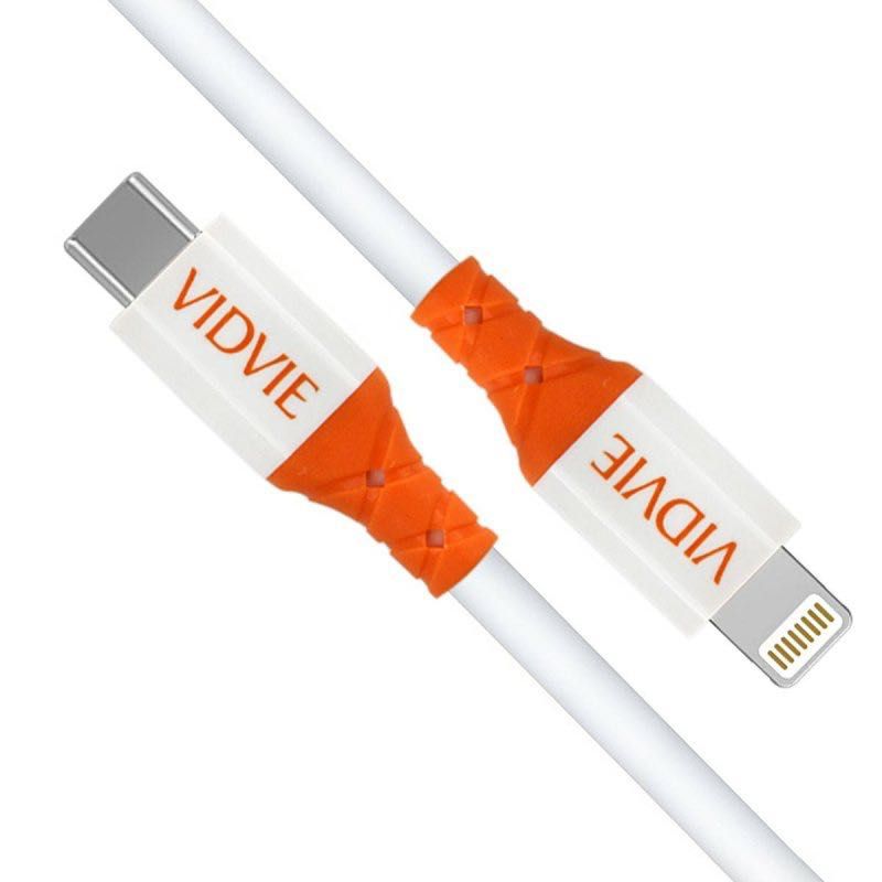 Kabel VIDVIE CB4014 Type C/iPhone 3A, 1m biały