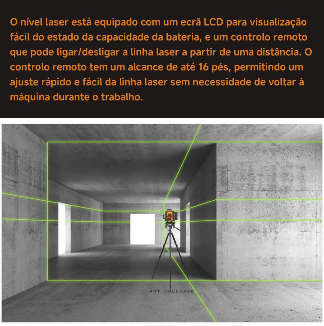 Novo Auto-nivelante Ferramenta :Nível Laser de Linha Cruzada,